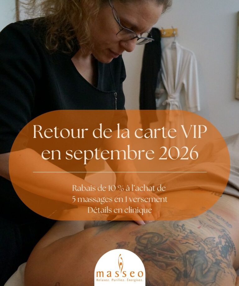 Retour de la carte VIP en septembre!